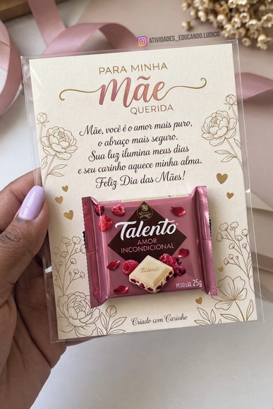 Arquivo Digital Card Talento Dia das Mães (texto Editável) - Imagem 3