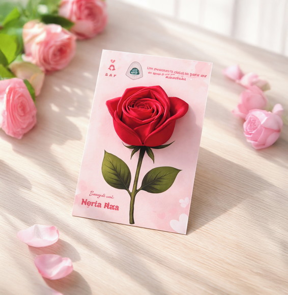 Arquivo Digital Card Rosa Touca de Cetim Dia das Mães - Imagem 4