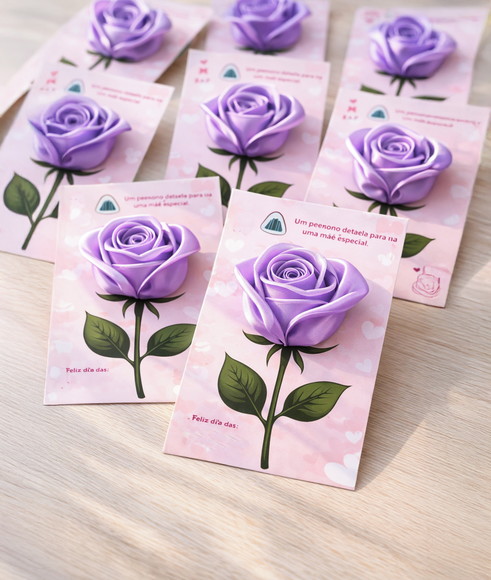 Arquivo Digital Card Rosa Touca de Cetim Dia das Mães - Imagem 3
