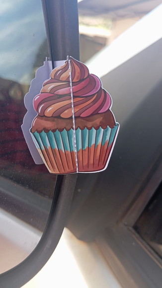 Kit Arquivo Digital Cartão de Visitas Cup Cakes Retrovisor - Imagem 3