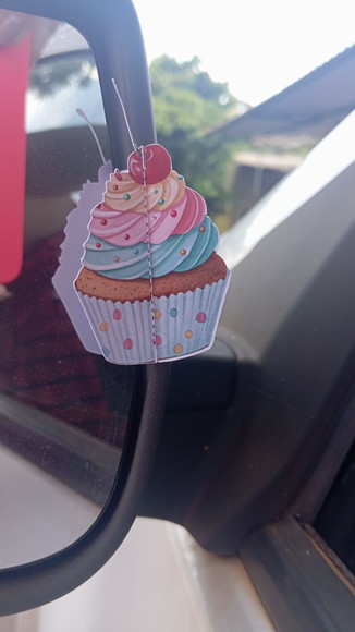 Kit Arquivo Digital Cartão de Visitas Cup Cakes Retrovisor - Imagem 5