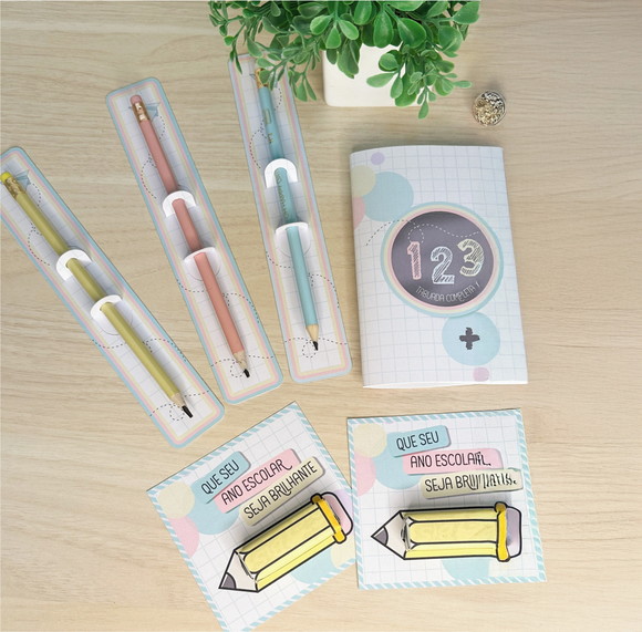 Kit Digital Mimos Volta as Aulas Candy Colors - Imagem 4
