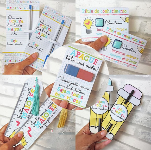 Arquivo Digital Kit Cards Volta as Aulas