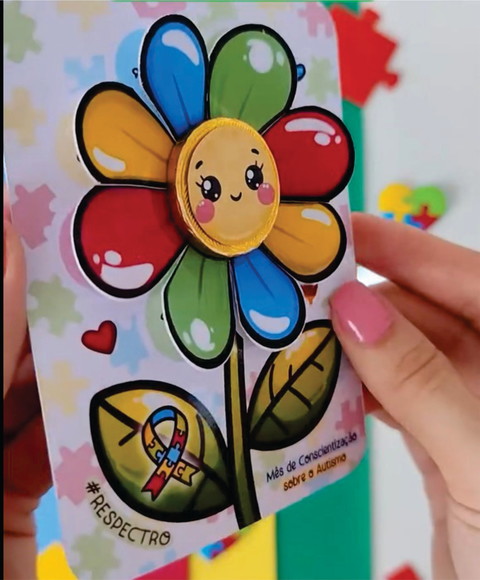Arquivo Digital Porta Moedinha Concientização do Autismo - Imagem 2