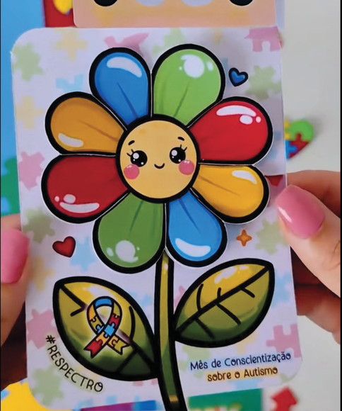 Arquivo Digital Porta Moedinha Concientização do Autismo - Imagem 3