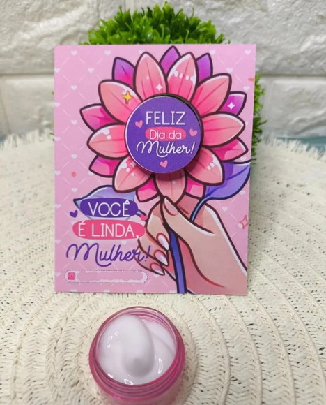 Arquivo Digital Card Porta Hidratante Dia da Mulher