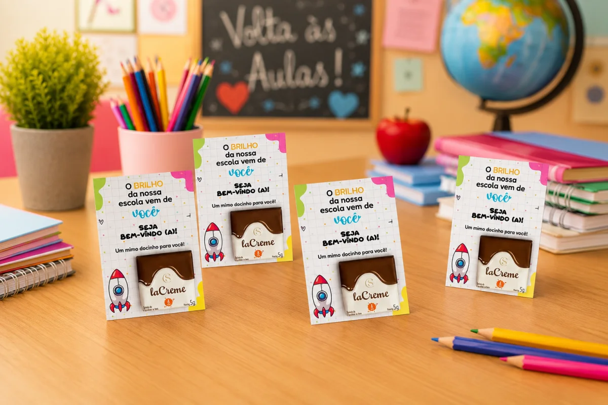 Arquivo Digital Card Porta La Creme Volta as Aulas - Imagem 2