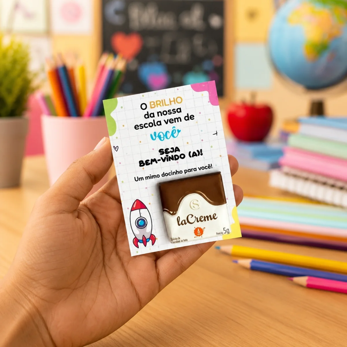 Arquivo Digital Card Porta La Creme Volta as Aulas - Imagem 3
