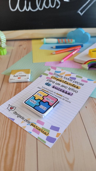 Arquivo Digital Card Parceria Família e Escola - Porta bombom porta la creme - Imagem 4