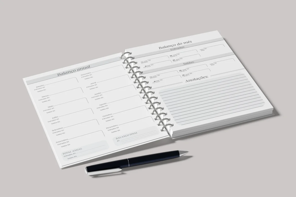 Arquivo Digital Miolo Agenda Plus 2027 | Agenda com Livro Caixa - Imagem 5