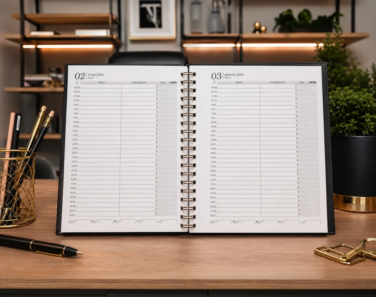 Arquivo Digital Miolo Agenda Plus 2027 | Agenda com Livro Caixa - Imagem 7