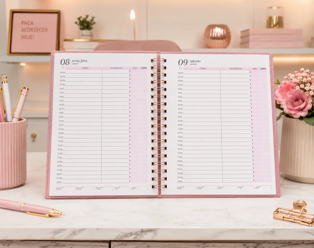 Arquivo Digital Miolo Agenda Plus 2027 | Agenda com Livro Caixa - Imagem 6