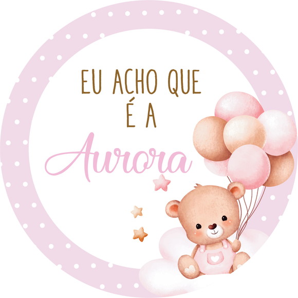 Arquivo Digital Adesivos Chá Revelação. Acho Que É ... - Imagem 3