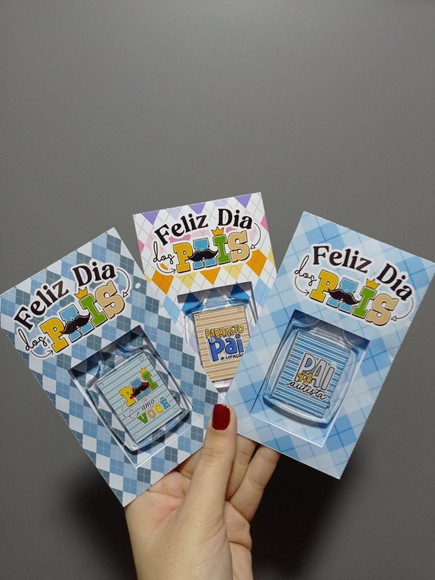Arquivo Kit Digital Chaveiro Dia dos Pais.
