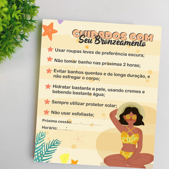 Arquivo Digital Cuidados com Seu Bronze - Imagem 2