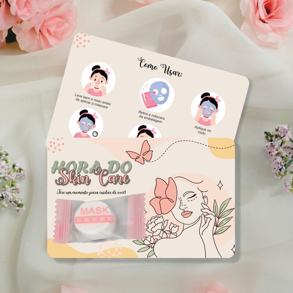 Kit Digital Card Skin Care Dia das Mulheres