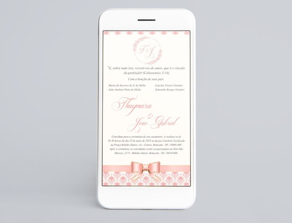 Convite digital Casamento Laços (editado com zseus dados )