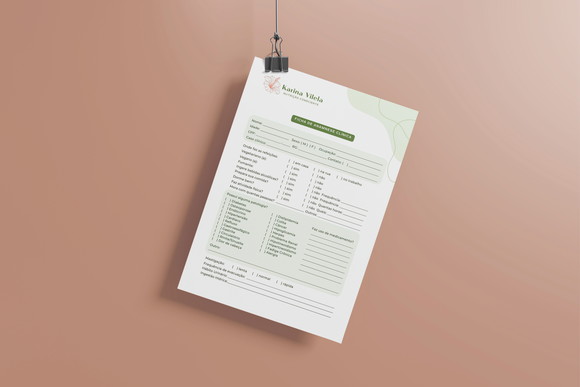 Arquivo Digital Ficha De Anamnese Clínica