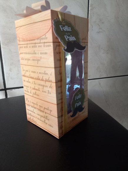 Arquivo Digital Caixa Copo Tulipa Dia dos Pais 300ml - Imagem 5