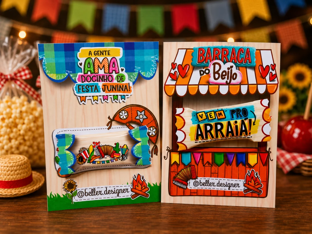 Arquivo Digital Card com Balinhas Festa Junina - Imagem 5