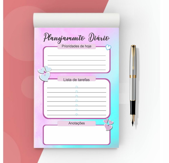 Arquivo digital Bloco planejamento diário PDF - Imagem 4