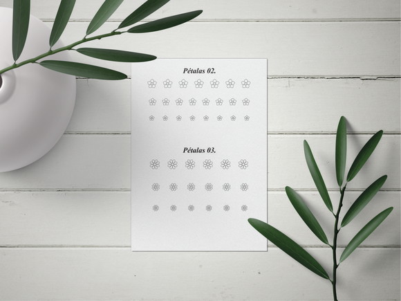 Arquivo Digital Folhas De Treino Para Decoração 3d Acrílico Pdf - Imagem 2