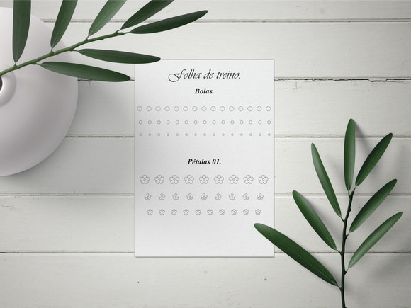Arquivo Digital Folhas De Treino Para Decoração 3d Acrílico Pdf