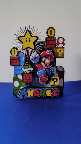 Arquivo de Corte Topo de Bolo Super Mario