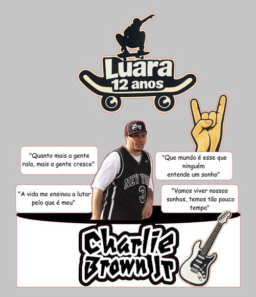 Arquivo de Corte Topo de Bolo Charlie Brown