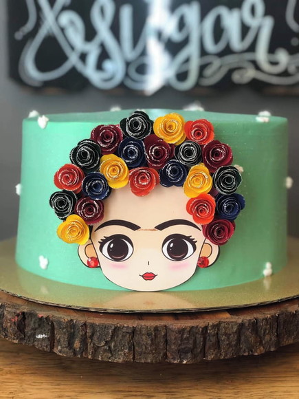 Arquivo de Corte Topo de Bolo Frida