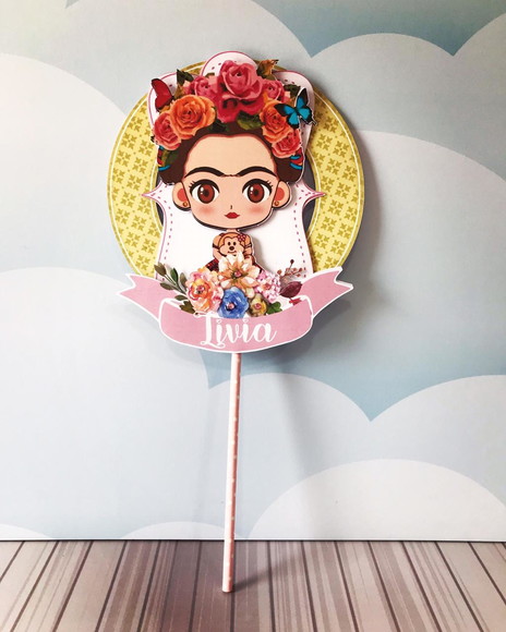 Arquivo de Corte Topo de Bolo Frida