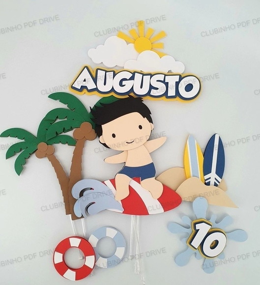 Arquivo de Corte Topo de Bolo Praia