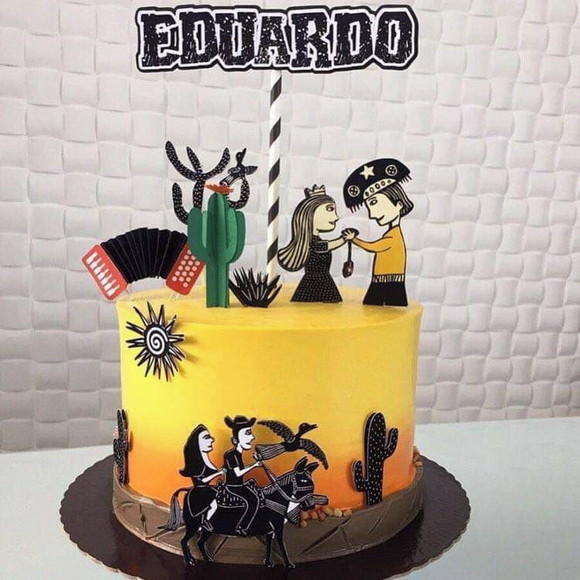 Topo de Bolo Cordel