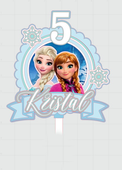 Topo de Bolo Frozen