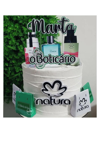 Topo de Bolo Boticario