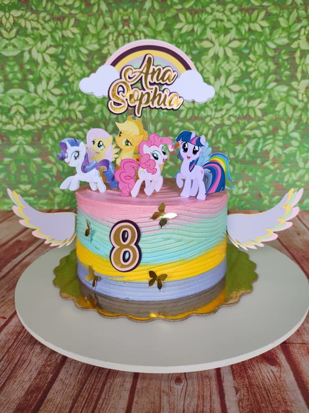 Topo de Bolo My Little Poney