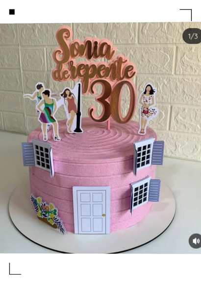 Arquivo de Corte Topo de Bolo de Repente 30
