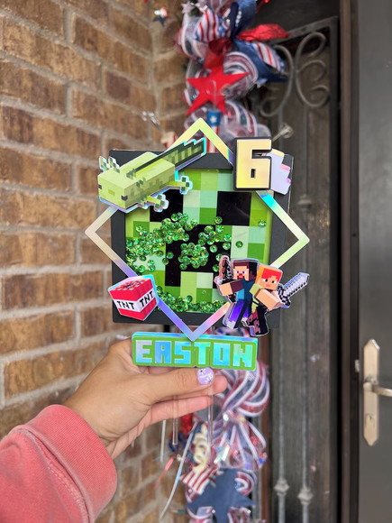 Arquivo de Corte Topo de Bolo Minecraft