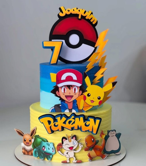 Arquivo de Corte Topo de Bolo Pokemon