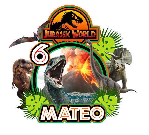 Arquivo de Corte Topo de Bolo Dinossauro