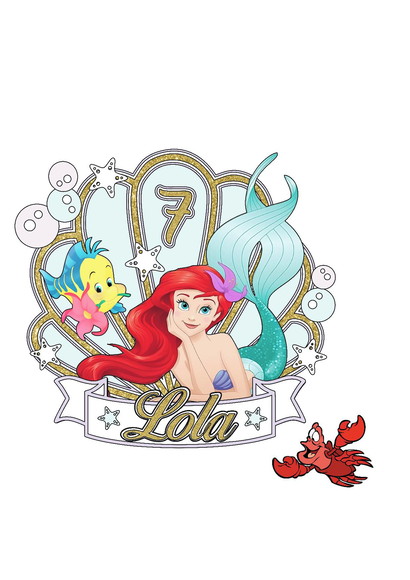 Arquivo de Corte Topo de Bolo Ariel
