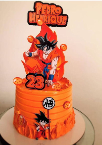Arquivo de Corte Topo de Bolo Dragon Ball Z