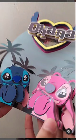 Arquivo de Corte Topo de Bolo Lilo e Stitch