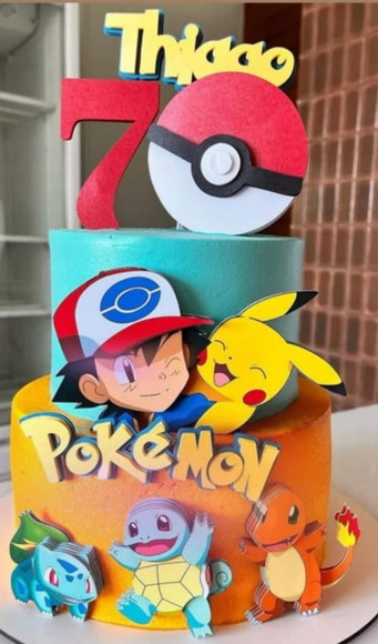 Arquivo de Corte Topo de Bolo Pokemon