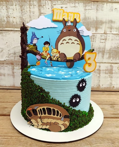 Arquivo de Corte Topo de Bolo Meu Amigo Totoro