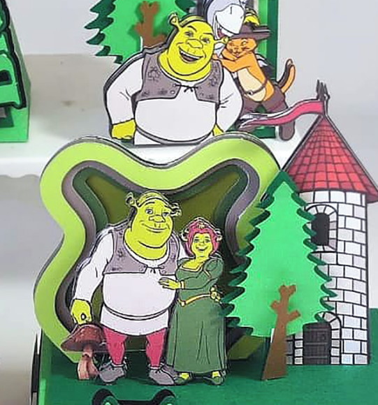 Arquivo de Corte Topo de Bolo Sherek