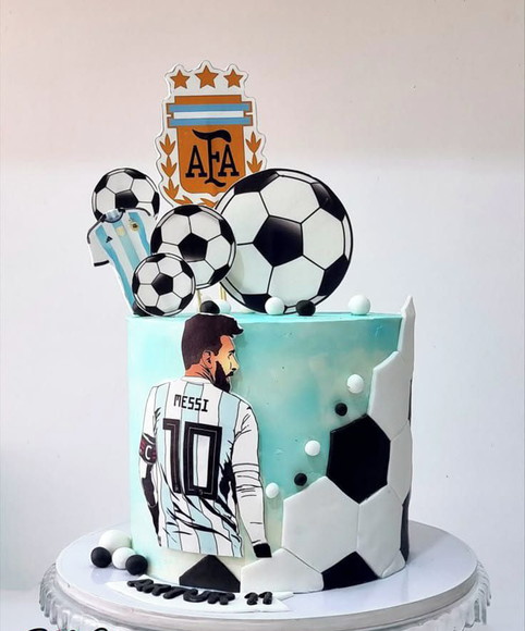 Arquivo de Corte Topo de Bolo Messi