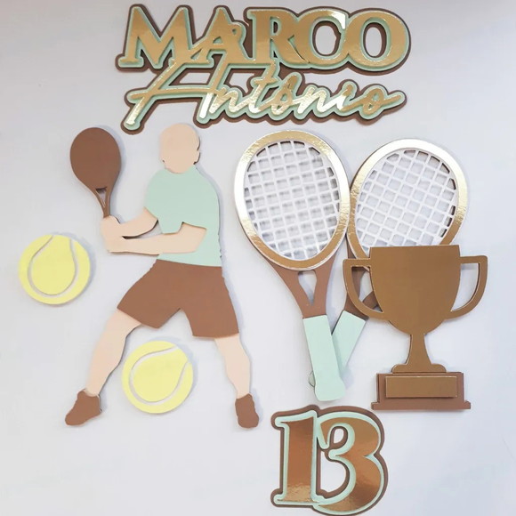 Arquivo de Corte Topo de Bolo Tenis