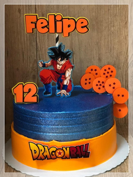 Arquivo de Corte Topo de Bolo Dragon Ball Z