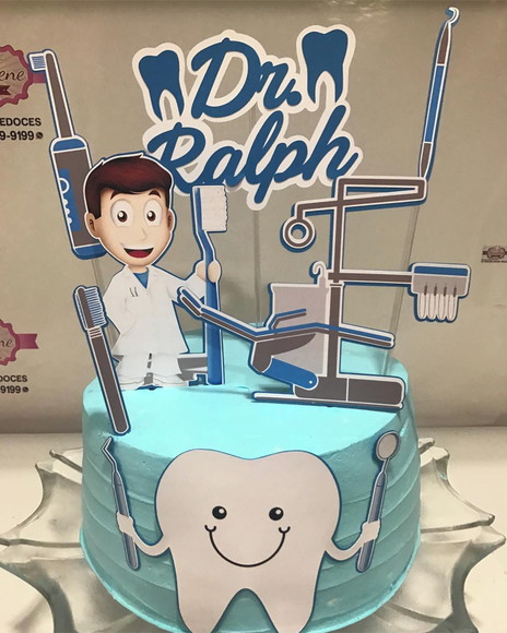 Arquivo de Corte Topo de Bolo Dentista